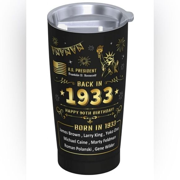 1993 insulated mug!  Anyone you know celebrating their 92nd this year? - Picture 2 of 11